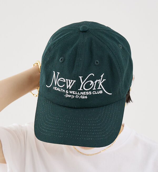 The Store by C' 「【Sporty&Rich】New York Hat／キャップ」|その他|グリーン