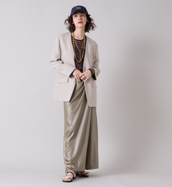 Liesse「タックドレープスカート」|スカート|