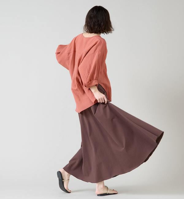 Liesse「スキッパーワイドドルマンブラウス」|シャツ・ブラウス|