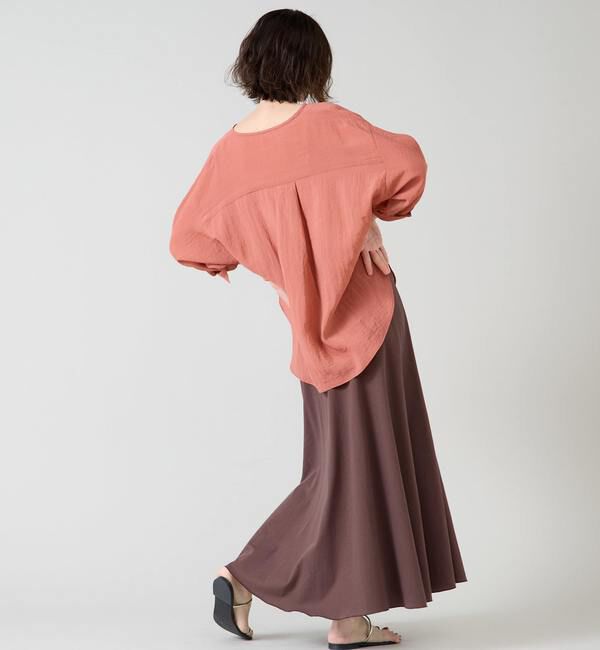 Liesse「スキッパーワイドドルマンブラウス」|シャツ・ブラウス|