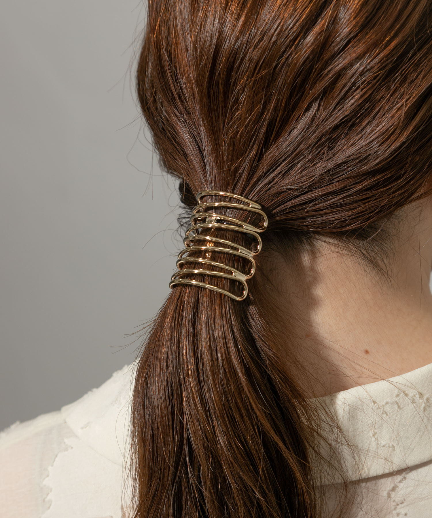 SMELLY「メタルモヨウヘアカフ」|ヘアゴム・シュシュ|