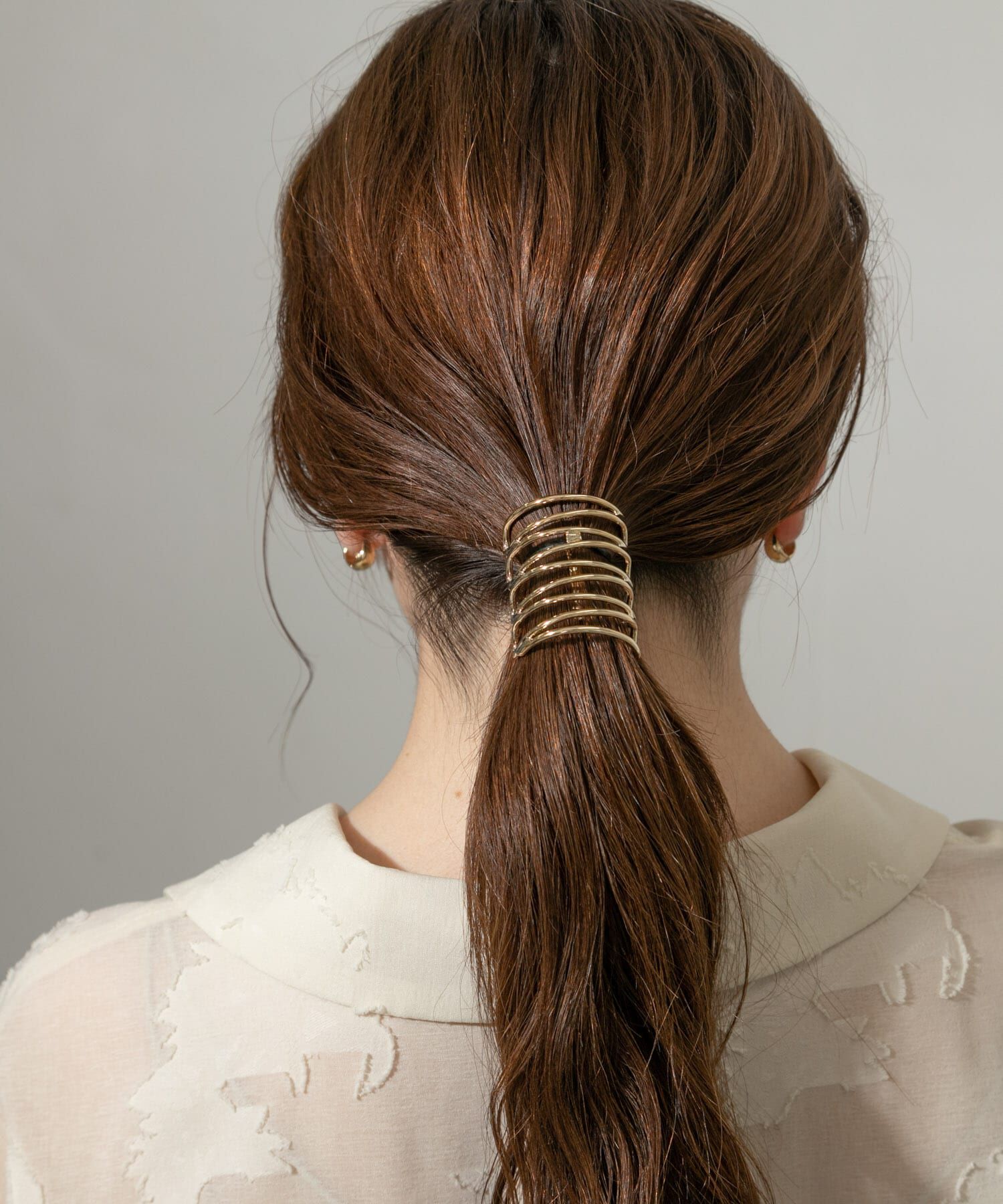 SMELLY「メタルモヨウヘアカフ」|ヘアゴム・シュシュ|