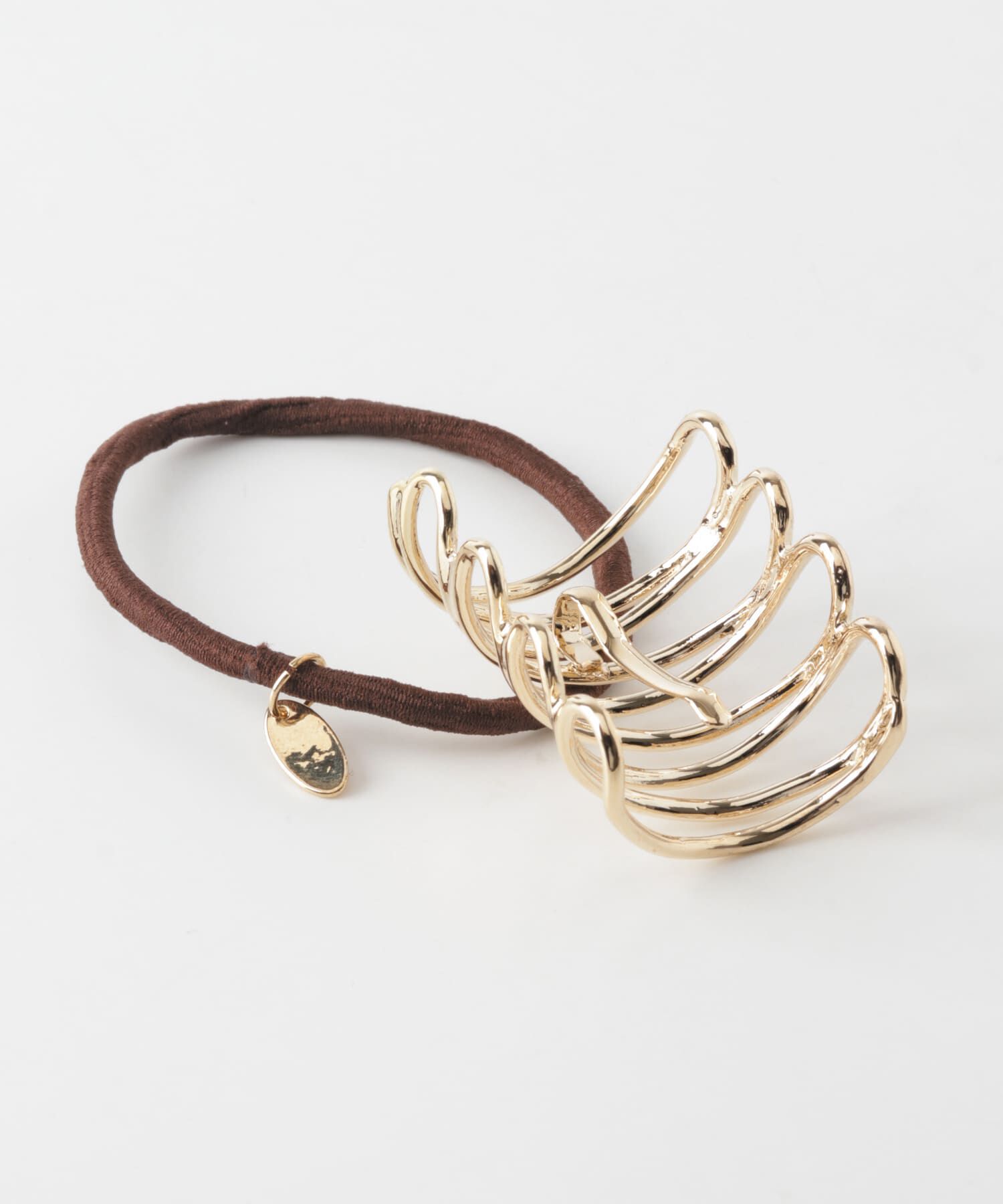 SMELLY「メタルモヨウヘアカフ」|ヘアゴム・シュシュ|