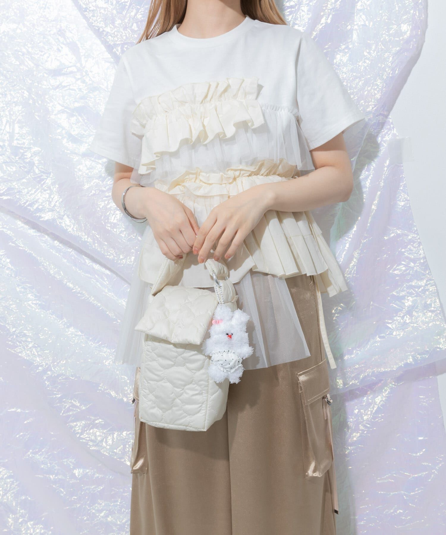 SMELLY「my Choeae quilt bag」|ハンドバッグ|