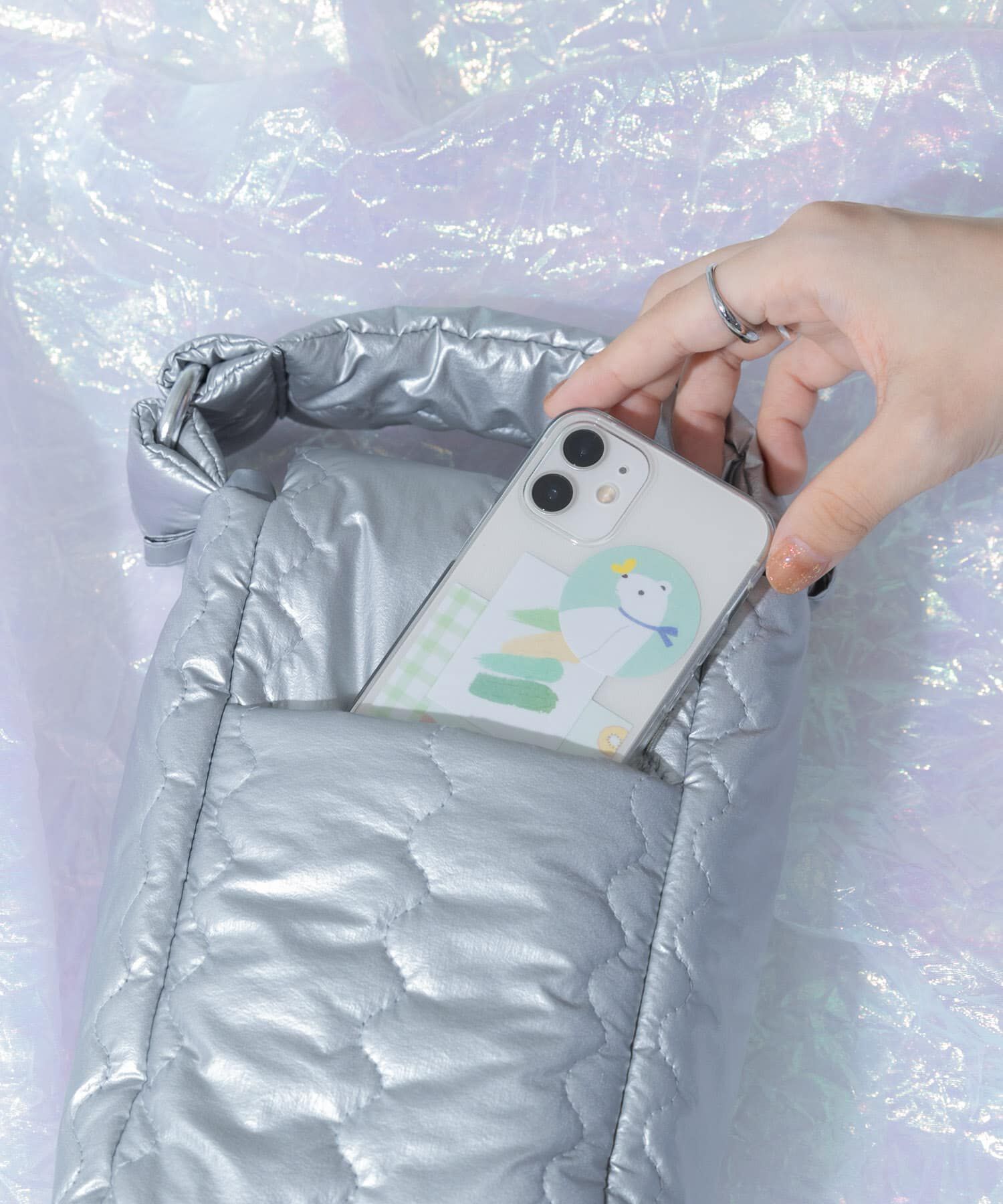 SMELLY「my Choeae quilt bag」|ハンドバッグ|