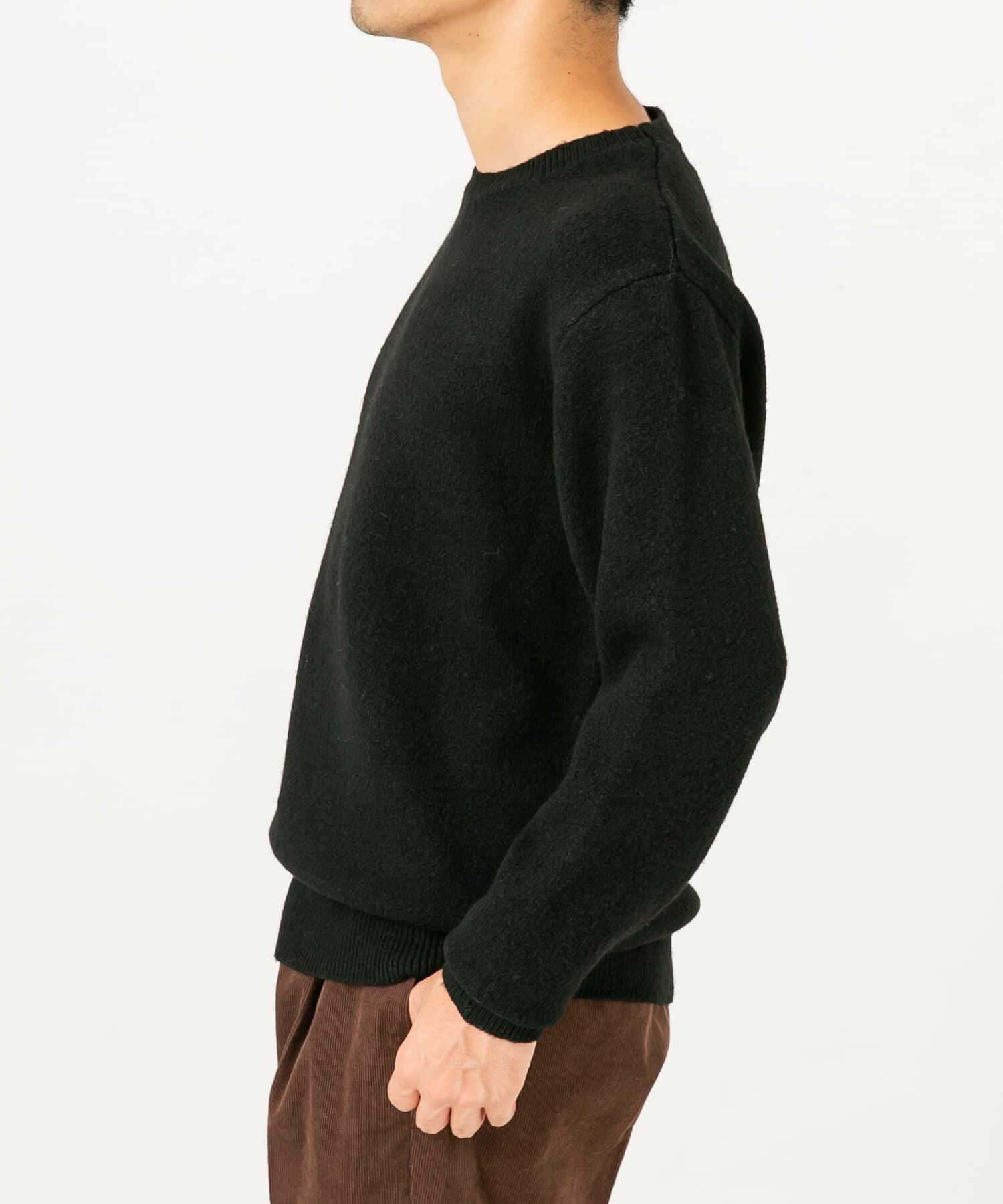 URBAN RESEARCH ROSSO「ブークレストレッチクルーニット」|ニット・セーター|