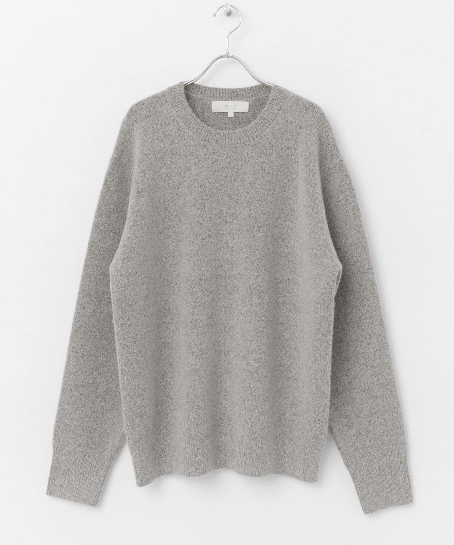 URBAN RESEARCH ROSSO「ブークレストレッチクルーニット」|ニット・セーター|