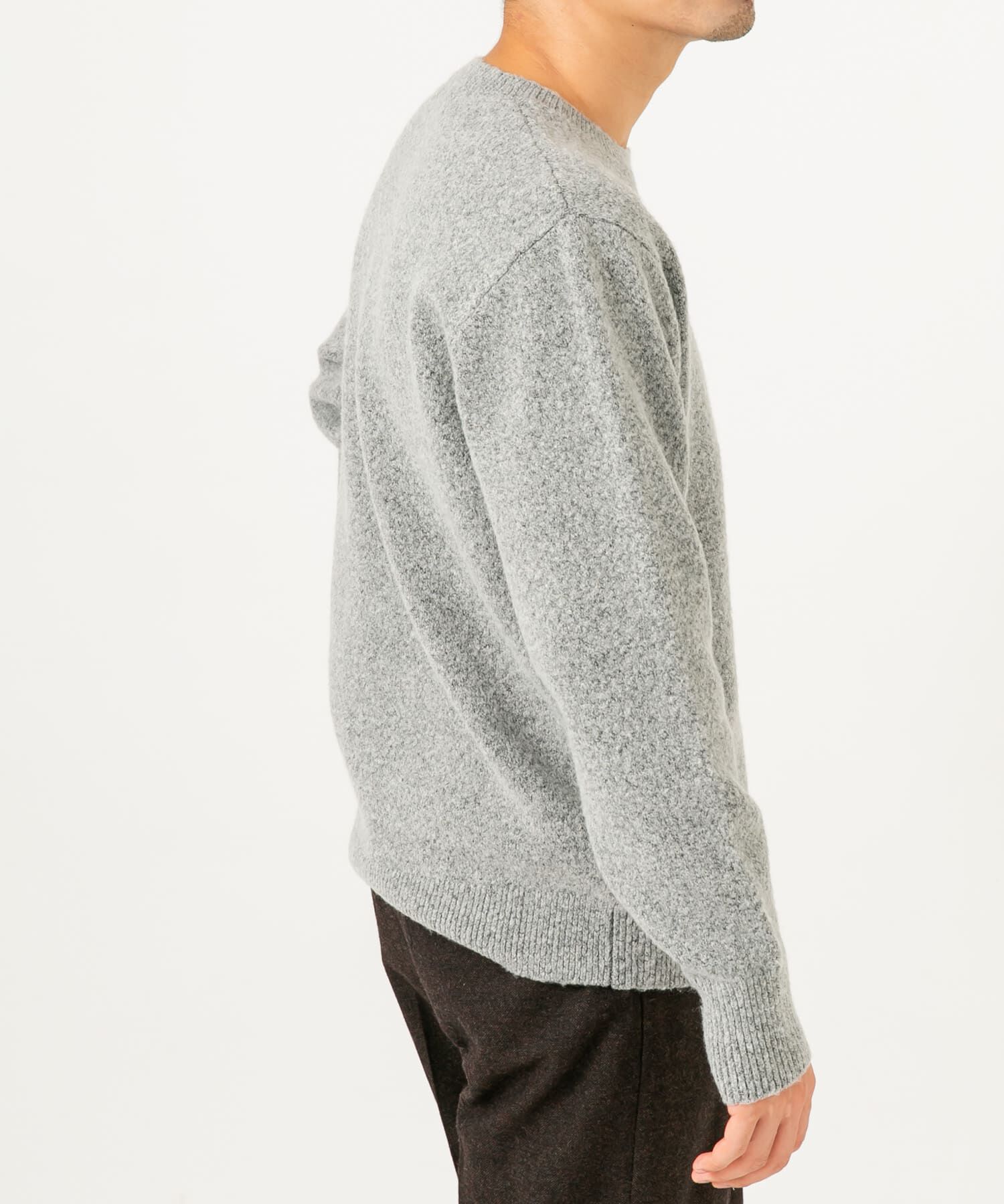 URBAN RESEARCH ROSSO「ブークレストレッチクルーニット」|ニット・セーター|