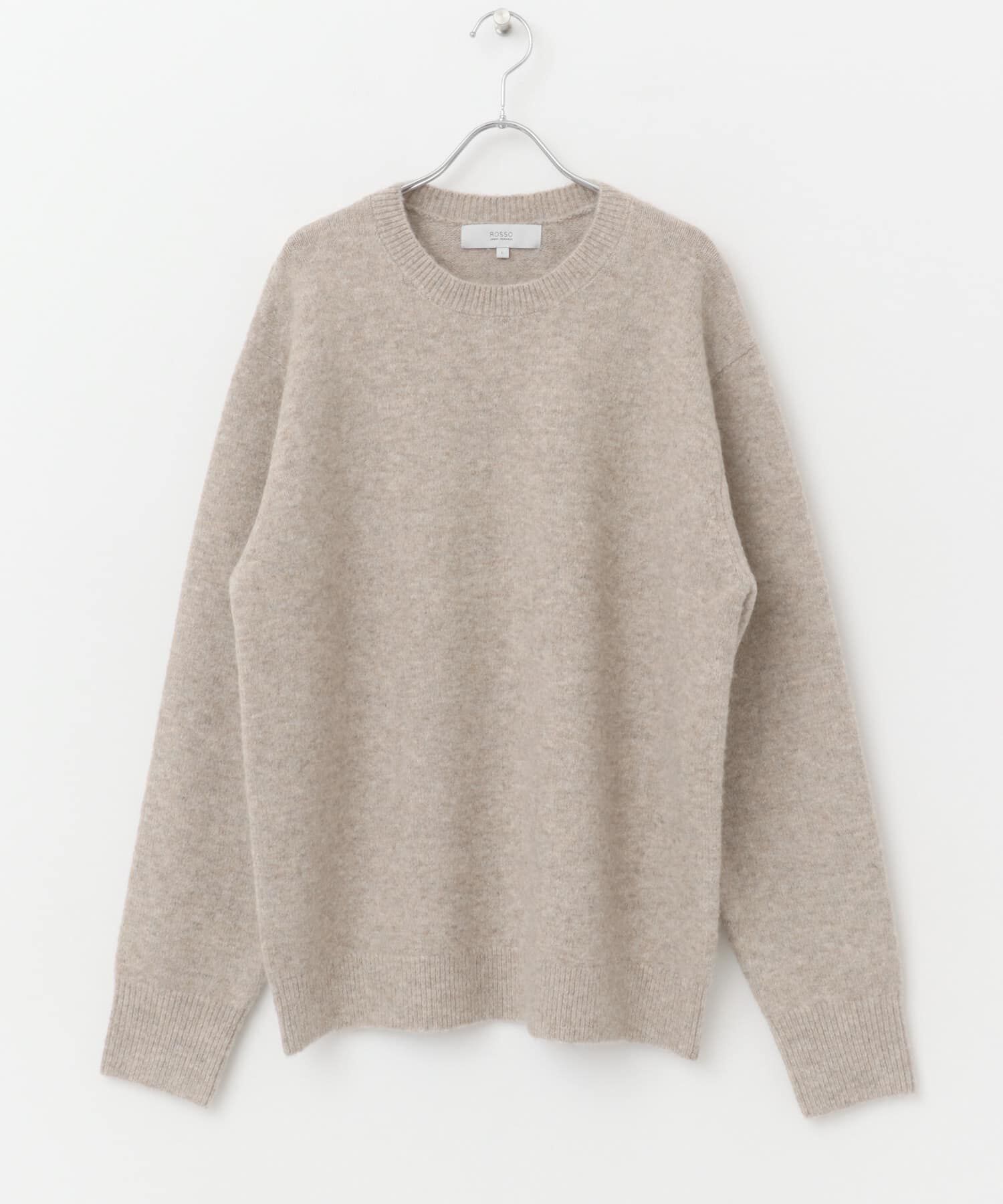 URBAN RESEARCH ROSSO「ブークレストレッチクルーニット」|ニット・セーター|