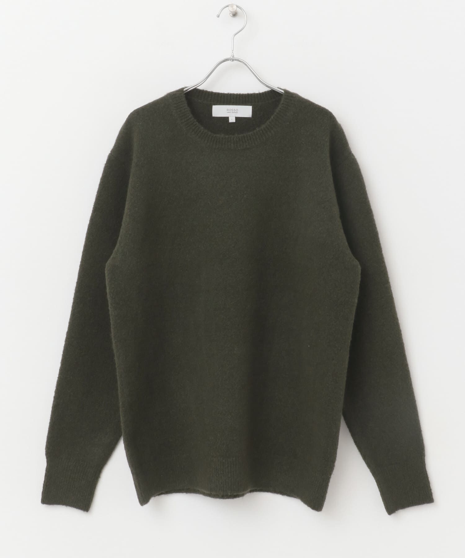 URBAN RESEARCH ROSSO「ブークレストレッチクルーニット」|ニット・セーター|