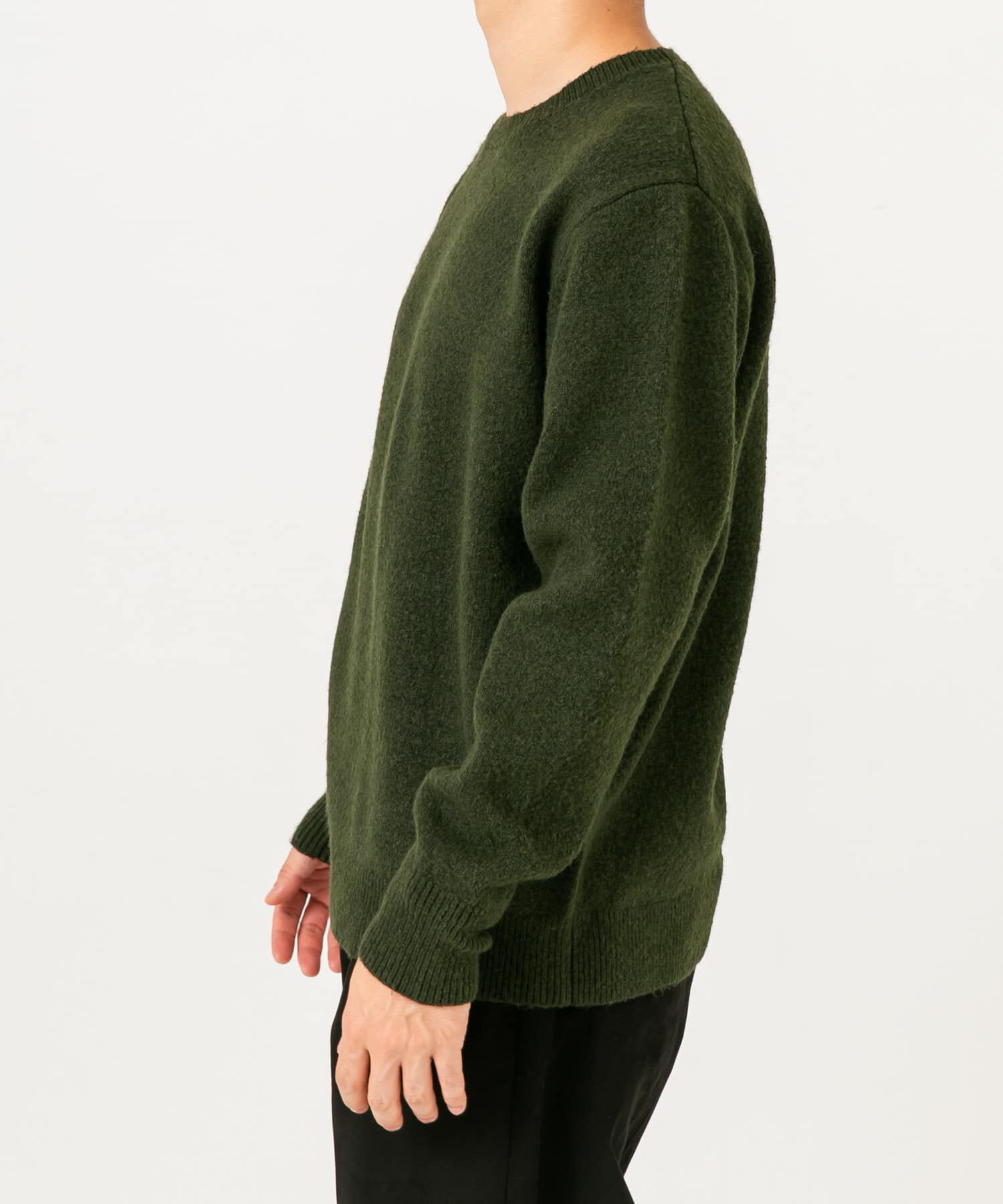 URBAN RESEARCH ROSSO「ブークレストレッチクルーニット」|ニット・セーター|