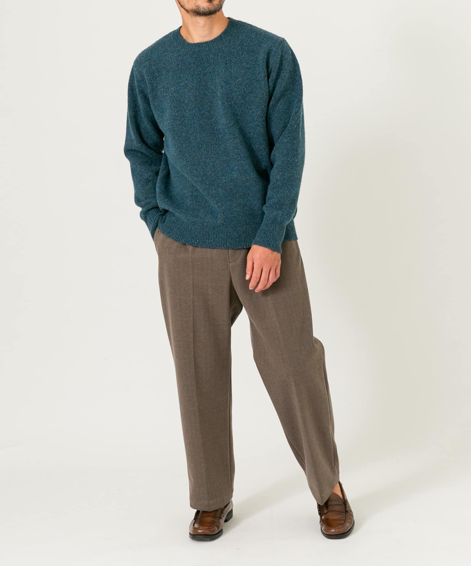 URBAN RESEARCH ROSSO「ブークレストレッチクルーニット」|ニット・セーター|