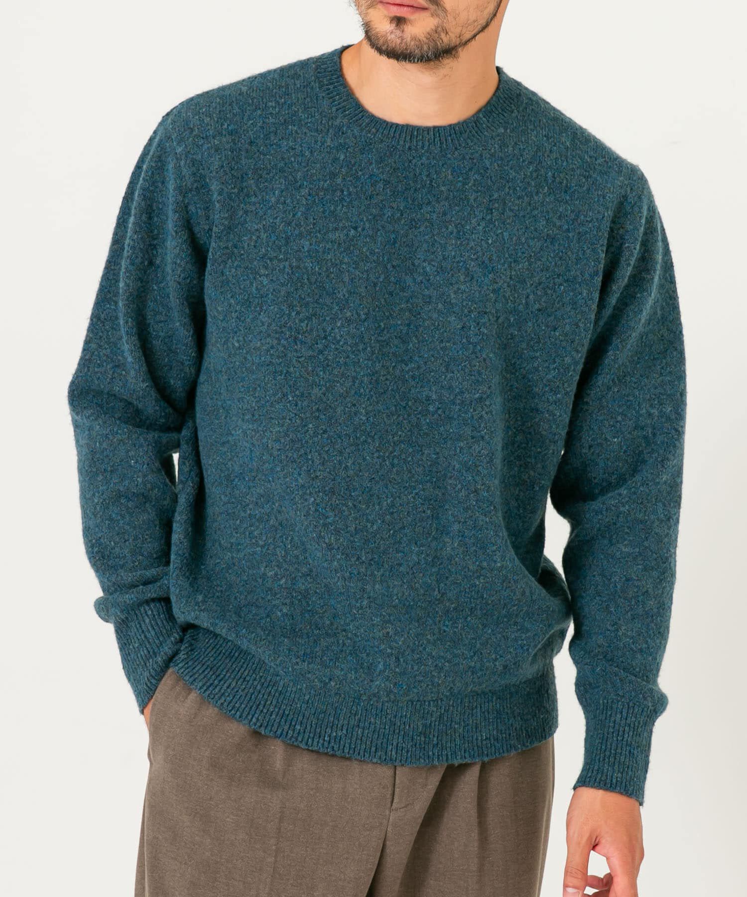 URBAN RESEARCH ROSSO「ブークレストレッチクルーニット」|ニット・セーター|