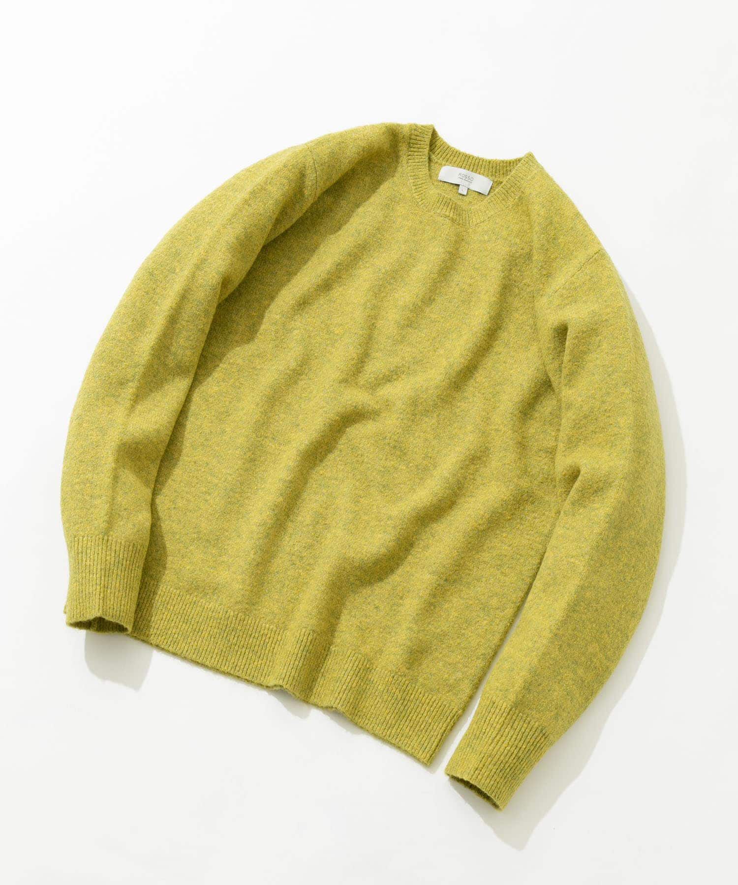 URBAN RESEARCH ROSSO「ブークレストレッチクルーニット」|ニット・セーター|