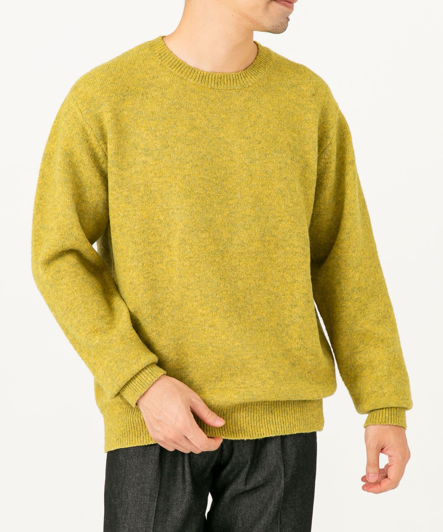 URBAN RESEARCH ROSSO「ブークレストレッチクルーニット」|ニット・セーター|