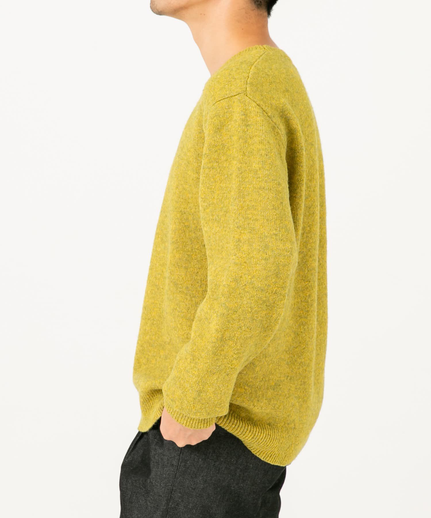 URBAN RESEARCH ROSSO「ブークレストレッチクルーニット」|ニット・セーター|