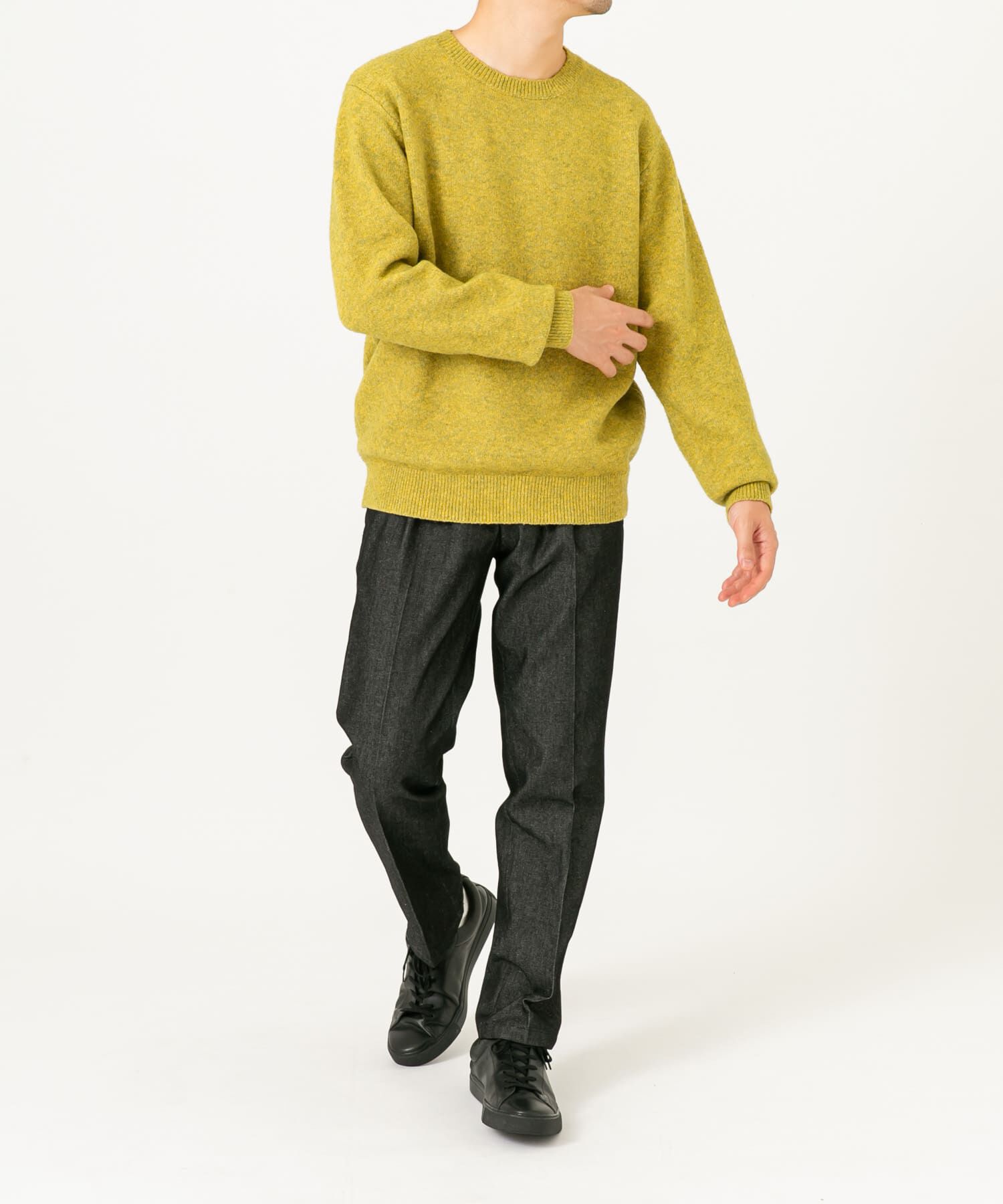 URBAN RESEARCH ROSSO「ブークレストレッチクルーニット」|ニット・セーター|