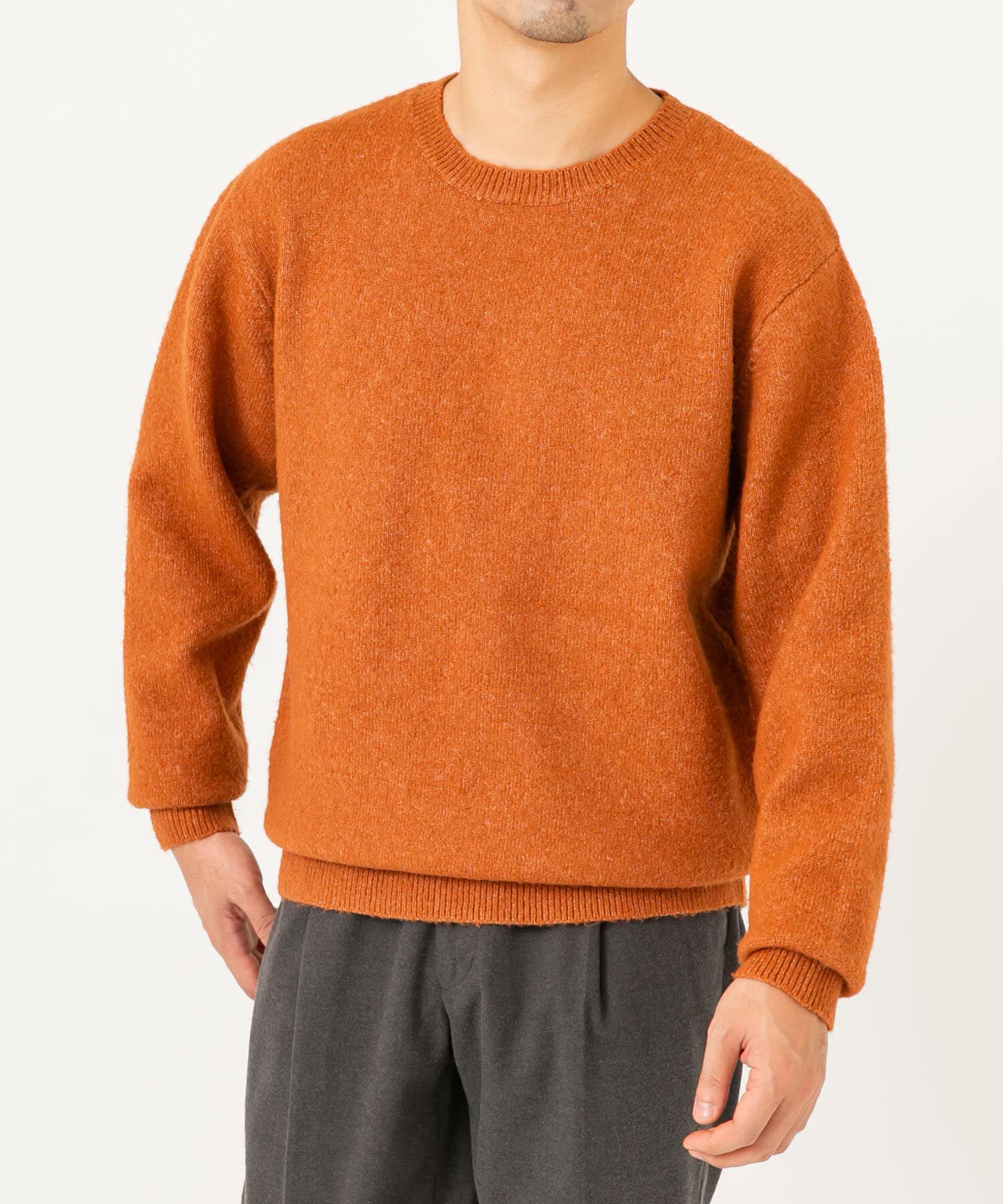 URBAN RESEARCH ROSSO「ブークレストレッチクルーニット」|ニット・セーター|