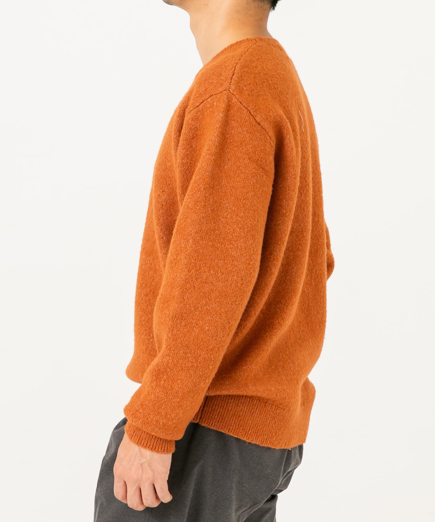 URBAN RESEARCH ROSSO「ブークレストレッチクルーニット」|ニット・セーター|