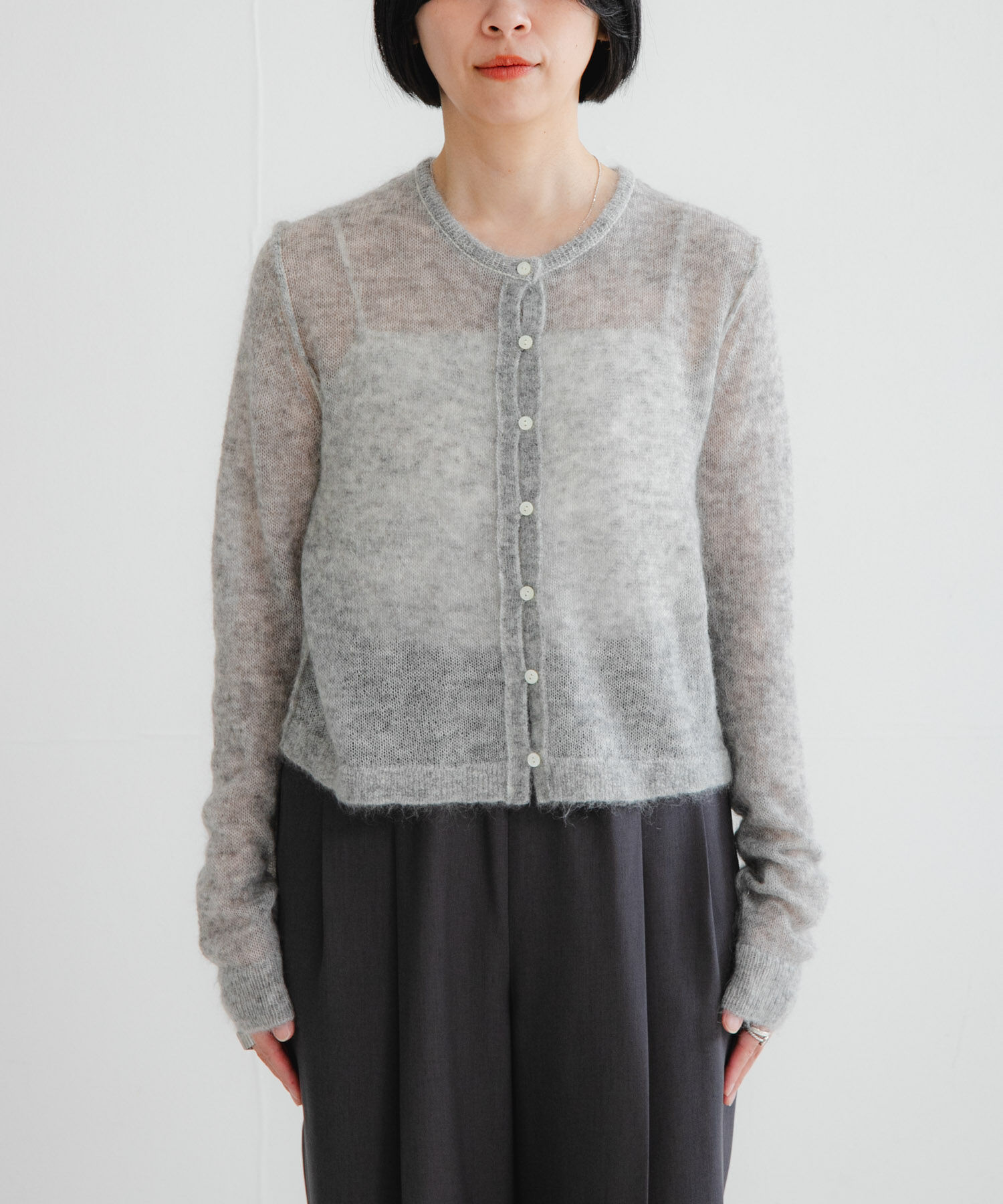 URBAN RESEARCH「シアーモヘヤカーディガン」|カーディガン|