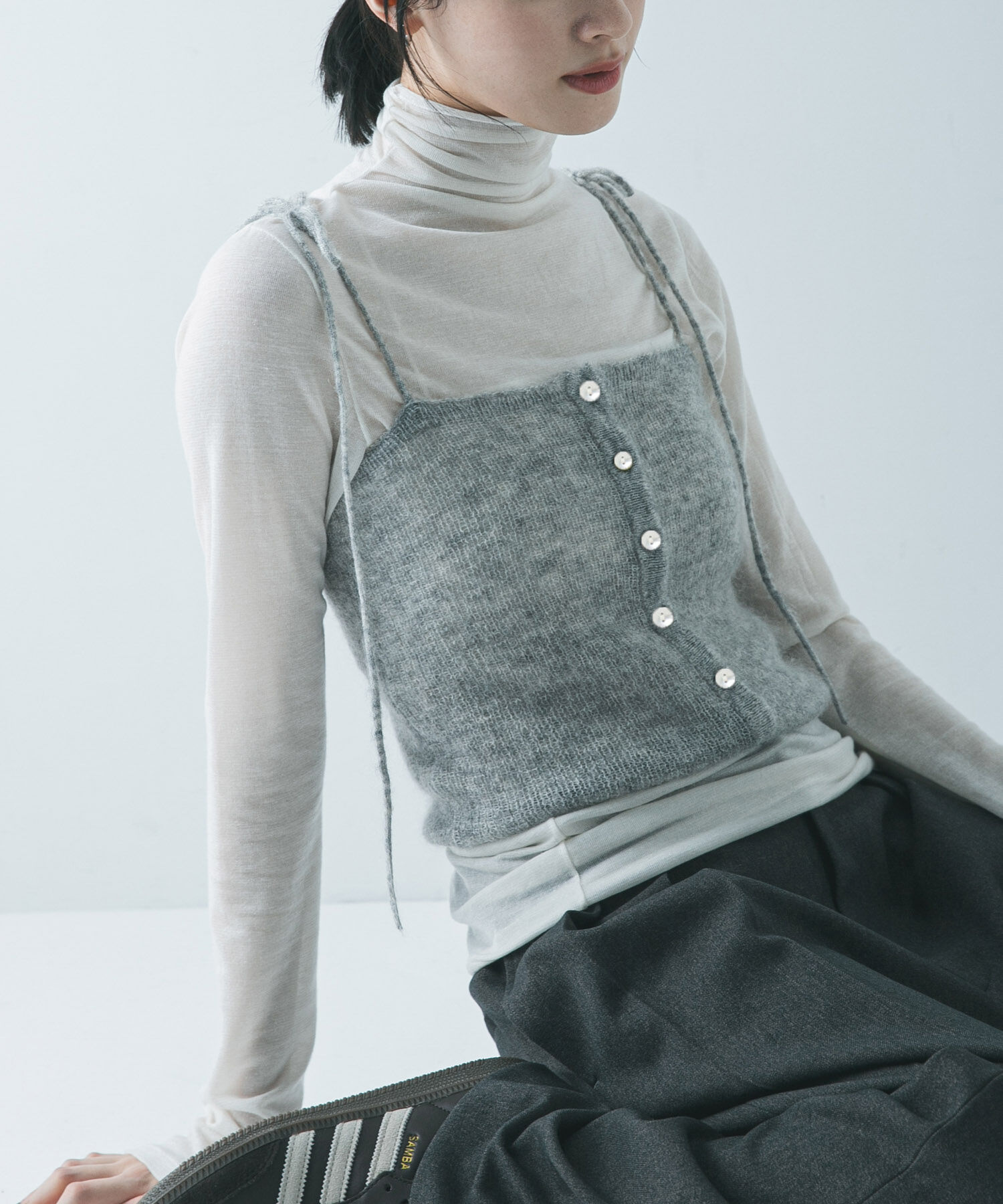 URBAN RESEARCH「シアーモヘヤキャミソール」|ニット・セーター|