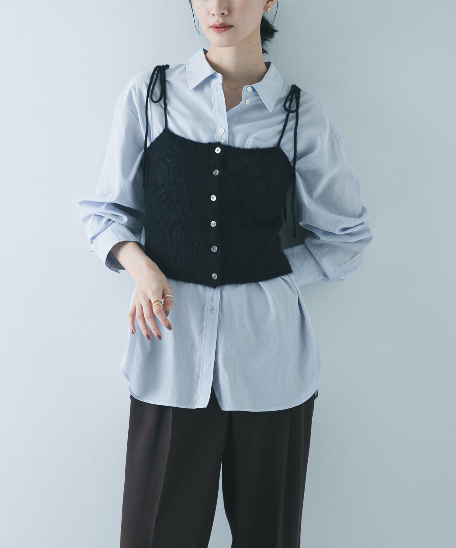 URBAN RESEARCH「シアーモヘヤキャミソール」|ニット・セーター|