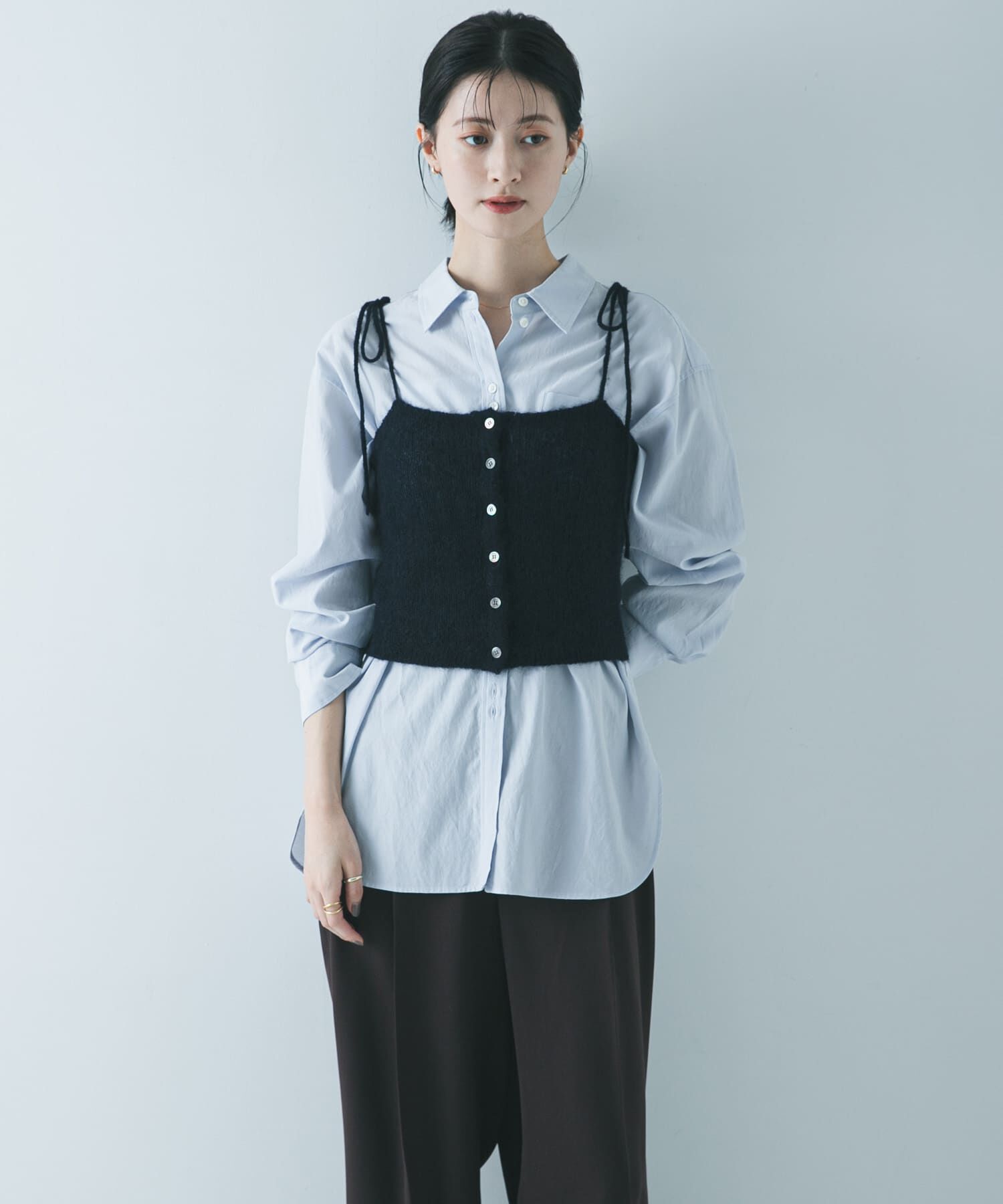 URBAN RESEARCH「シアーモヘヤキャミソール」|ニット・セーター|