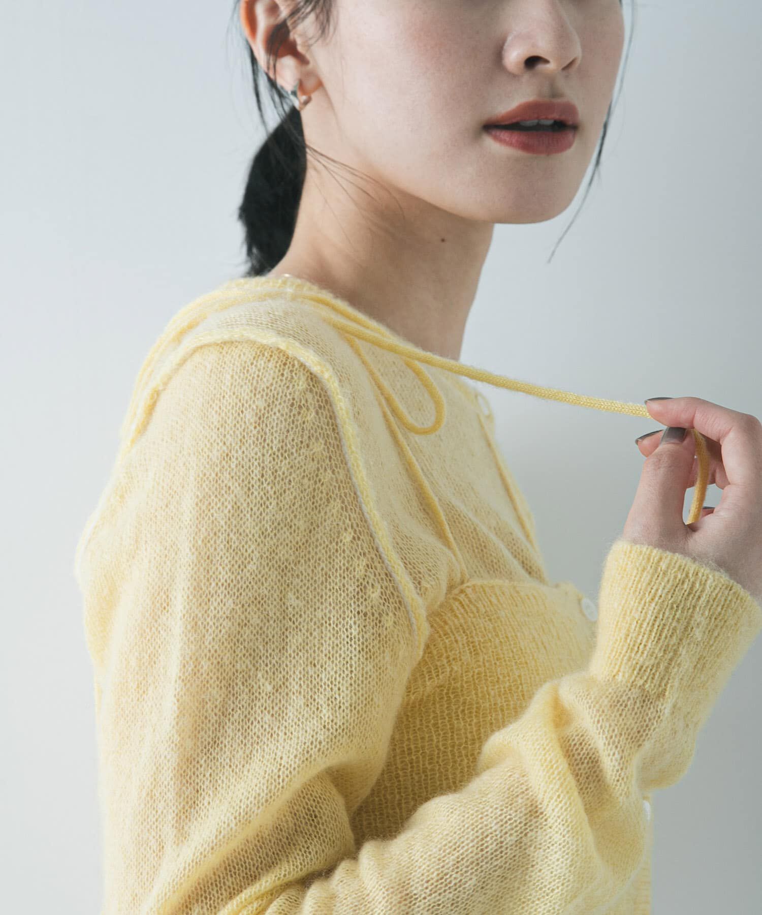 URBAN RESEARCH「シアーモヘヤキャミソール」|ニット・セーター|