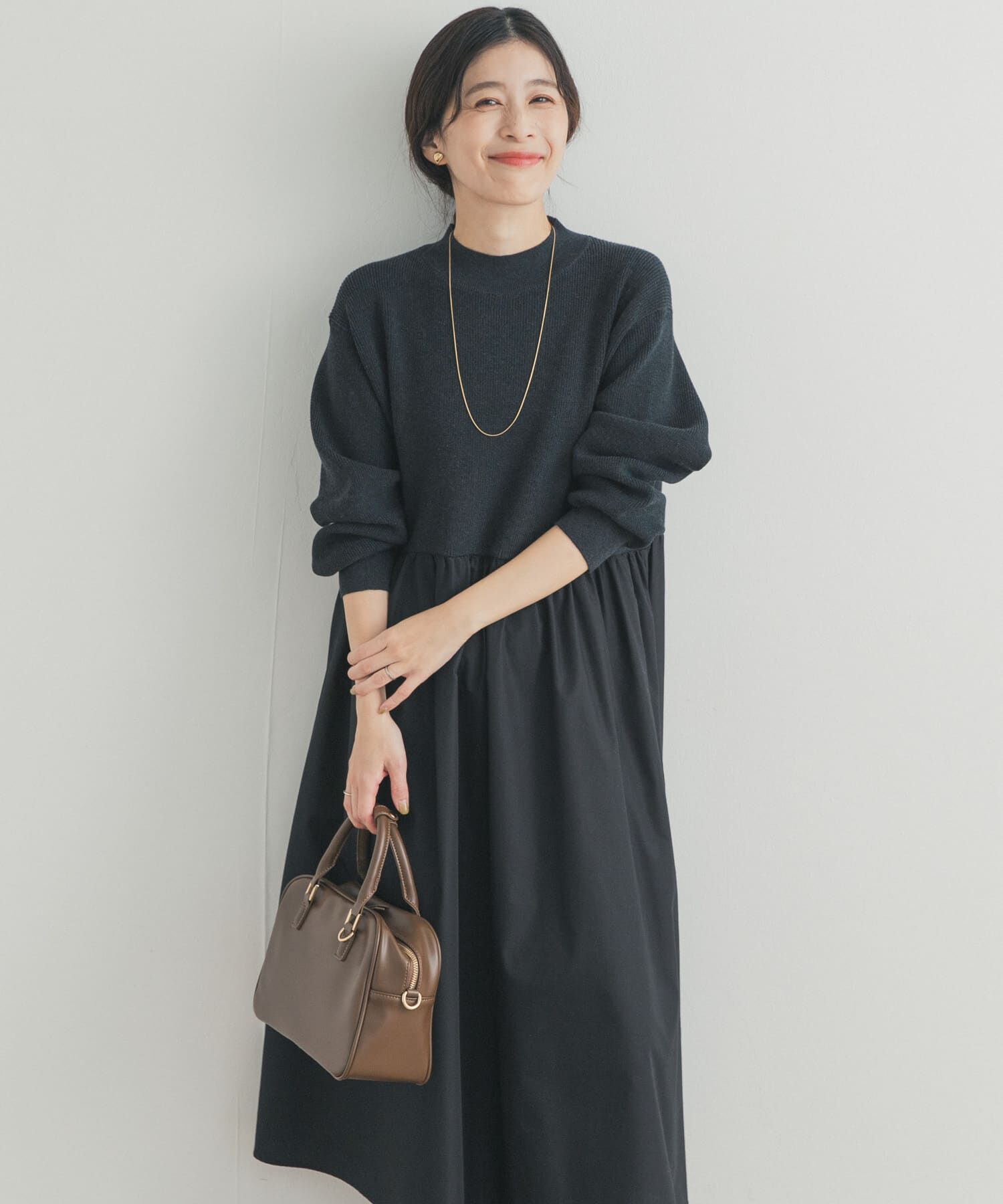 アーバンリサーチドアーズ　ニットドッキングワンピース　新品 ニットドッキングワンピース（URBAN RESEARCH DOORS）｜ルミネの