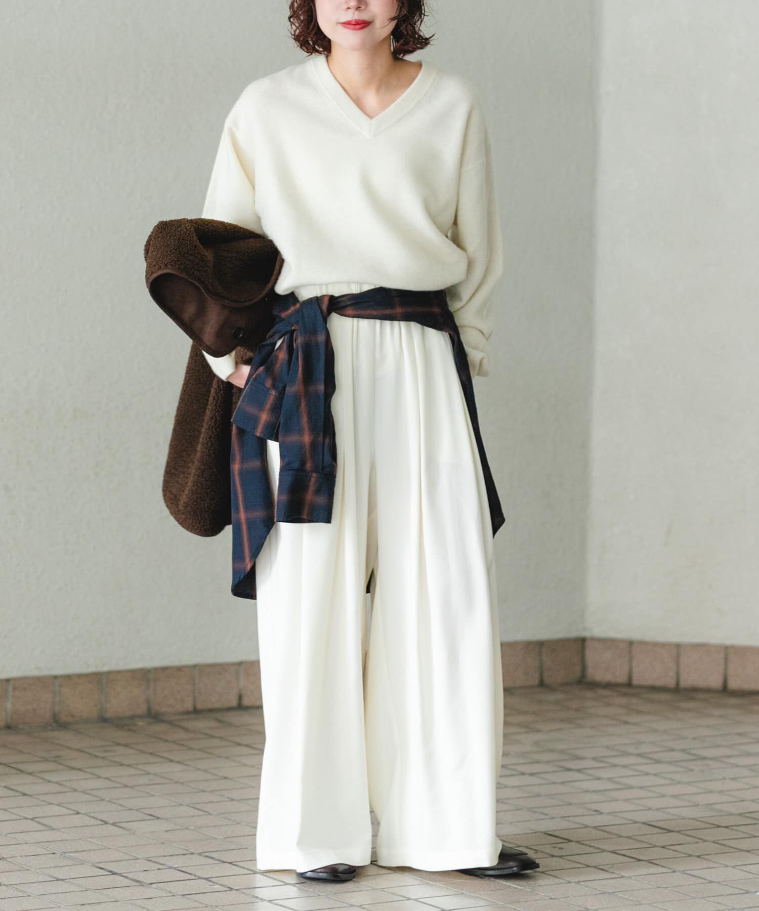 URBAN RESEARCH「ストレッチタックギャザーワイドパンツ」|その他|