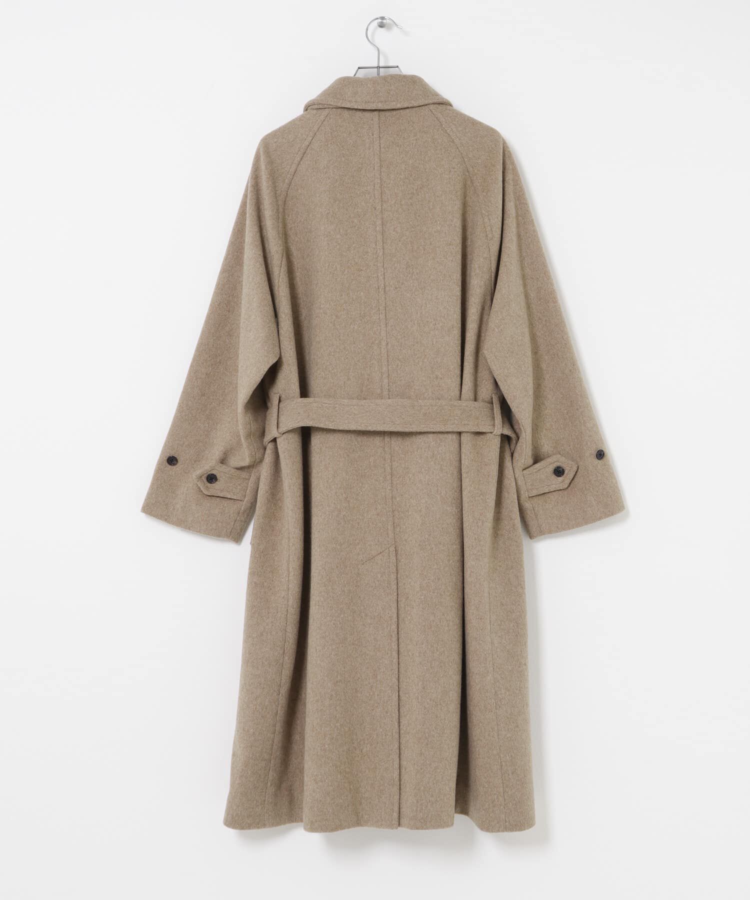 URBAN RESEARCH「WOOL BEAVER BELTED COAT」|ステンカラーコート|