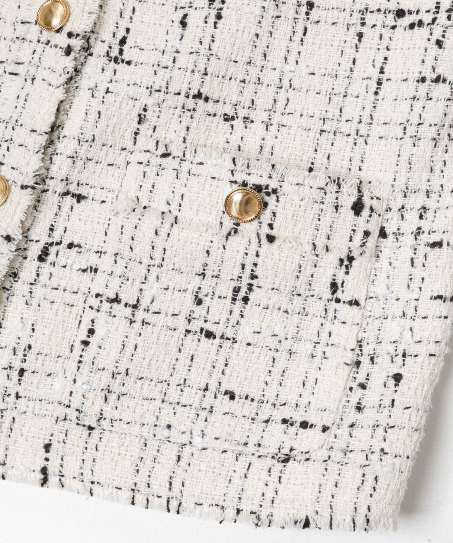 URBAN RESEARCH ROSSO「『WEB限定』ツイードノーカラージャケット」|ノーカラージャケット|