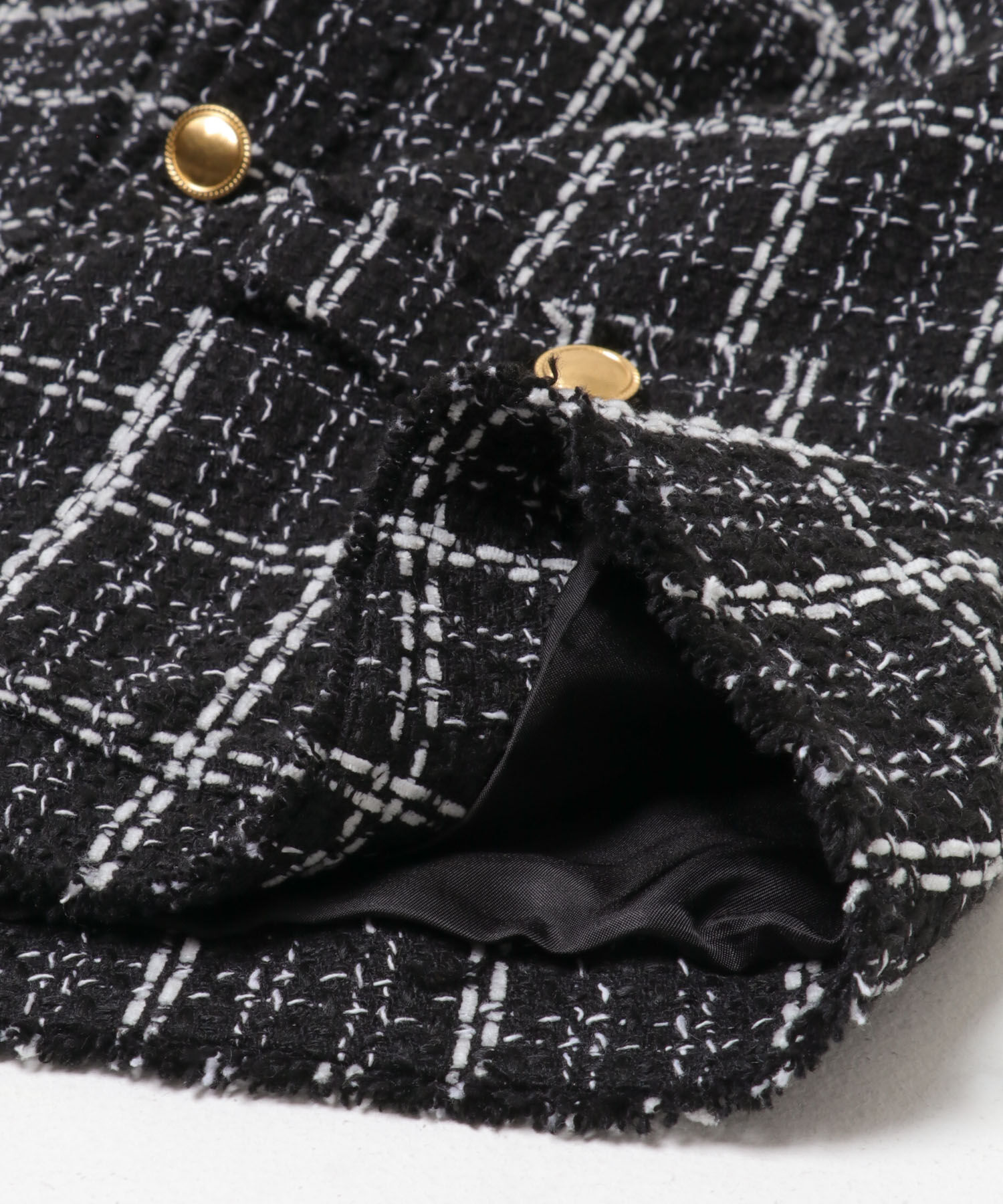 URBAN RESEARCH ROSSO「『WEB限定』ツイードノーカラージャケット」|ノーカラージャケット|