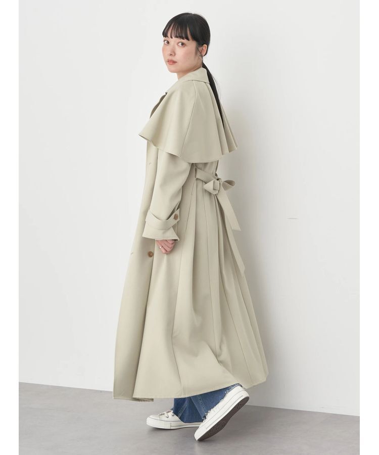 earth music&ecology「2WAYケープトレンチコート」|トレンチコート|