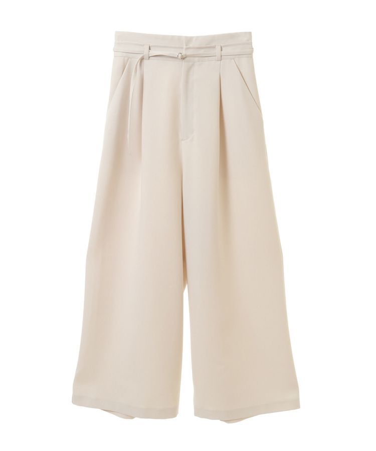 earth music&ecology「ベルト付きワイドパンツ」|その他|