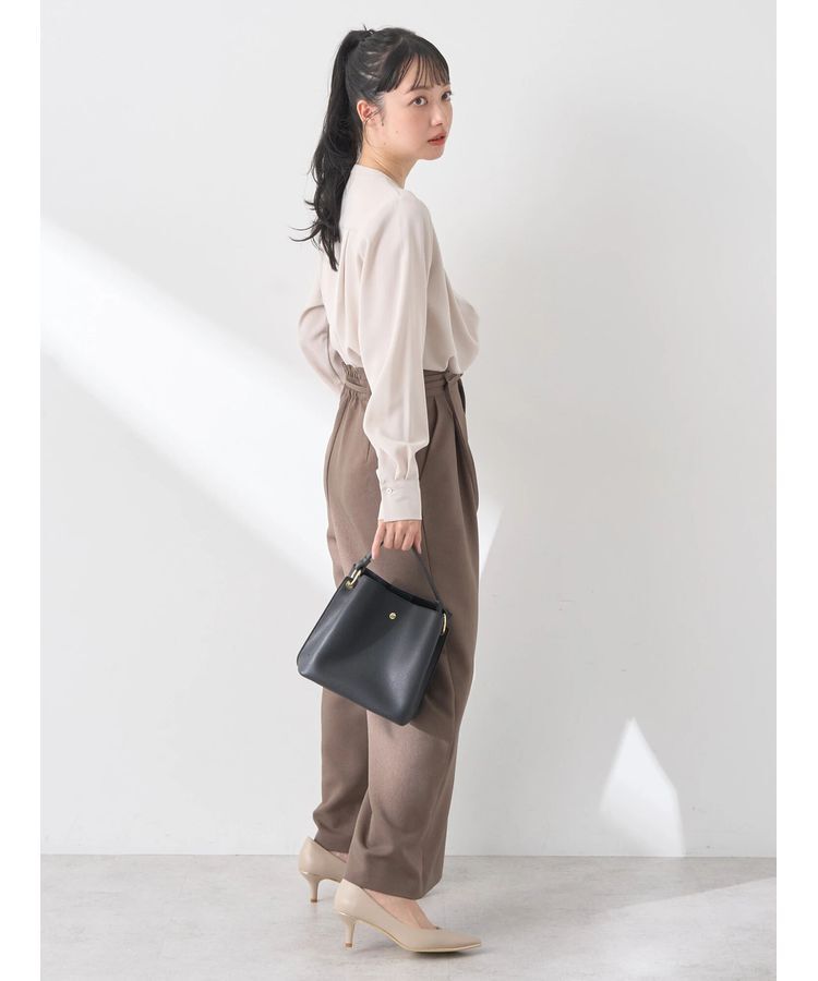 earth music&ecology「ベルト付きワイドパンツ」|その他|