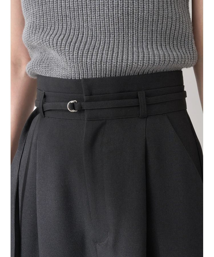 earth music&ecology「ベルト付きワイドパンツ」|その他|