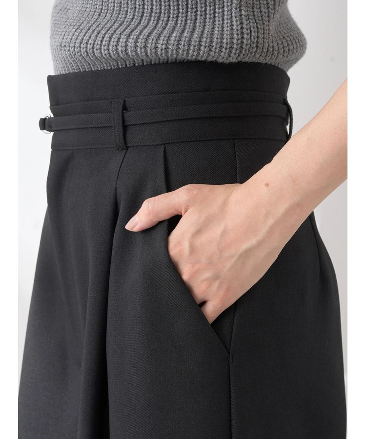 earth music&ecology「ベルト付きワイドパンツ」|その他|