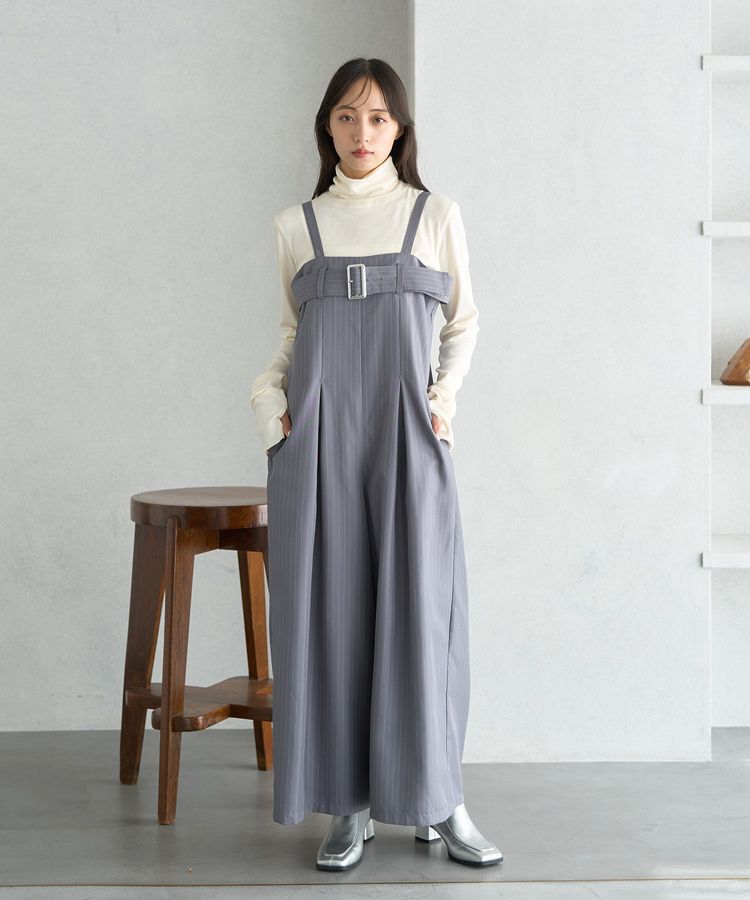 earth music&ecology「ベルトベアサロペット」|オールインワン|