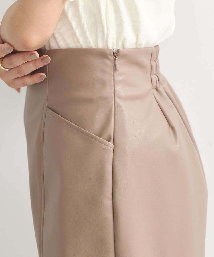 earth music&ecology「シンセティックレザーショートパンツ」|その他|