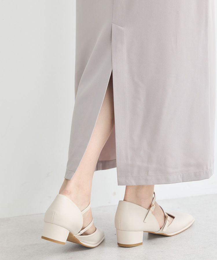 earth music&ecology「ペプラムスカート」|タイト|