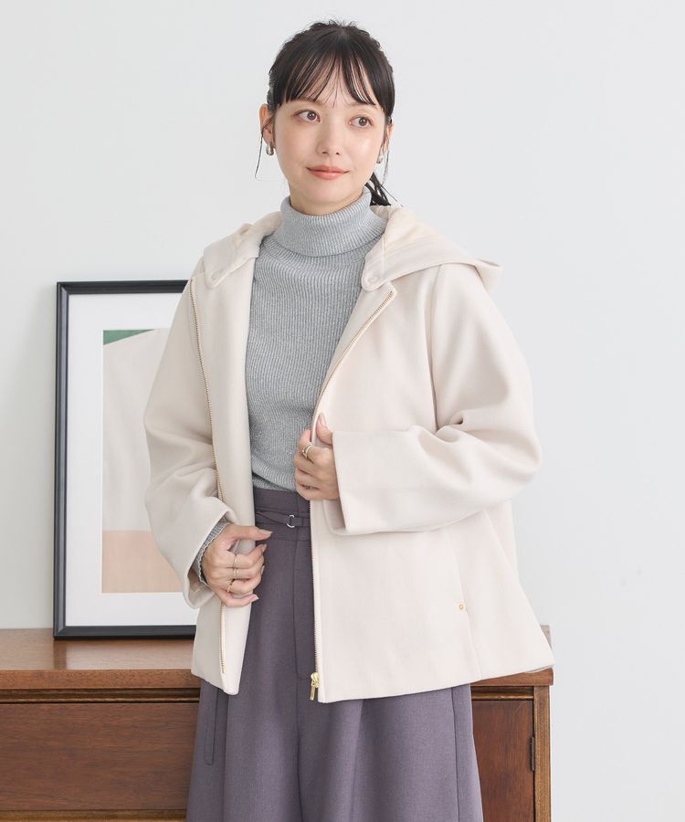 earth music&ecology「2Wayフードショートコート」|その他|