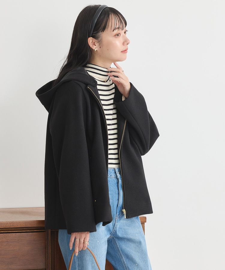 earth music&ecology「2Wayフードショートコート」|その他|