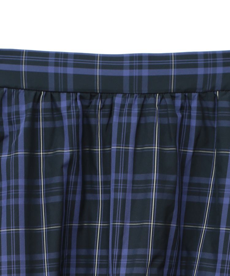 earth music&ecology「メモリータフタチェックスカート」|フレア|