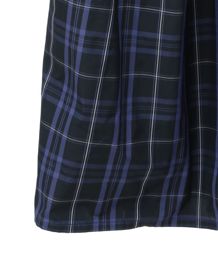 earth music&ecology「メモリータフタチェックスカート」|フレア|