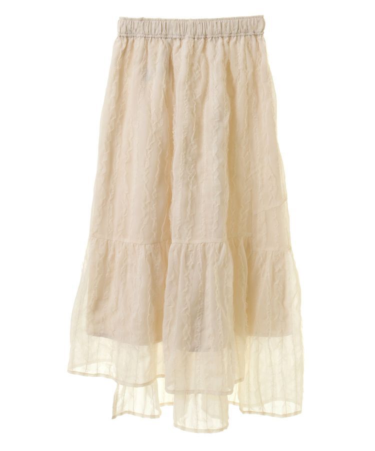 earth music&ecology「エンブロイダリーチュールティアードスカート」|スカート|