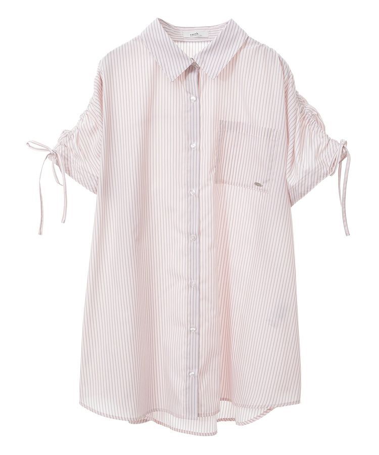 earth music&ecology「2wayショルダードロストリボンシャツ」|シャツ・ブラウス|