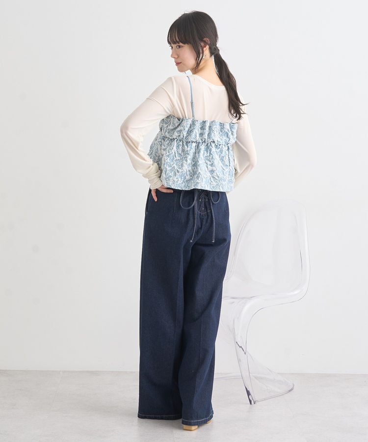 earth music&ecology「ジャカードビスチェ」|ベスト・ジレ|