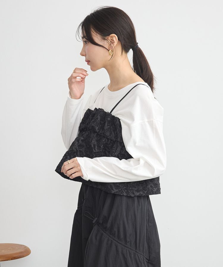 earth music&ecology「ジャカードビスチェ」|ベスト・ジレ|