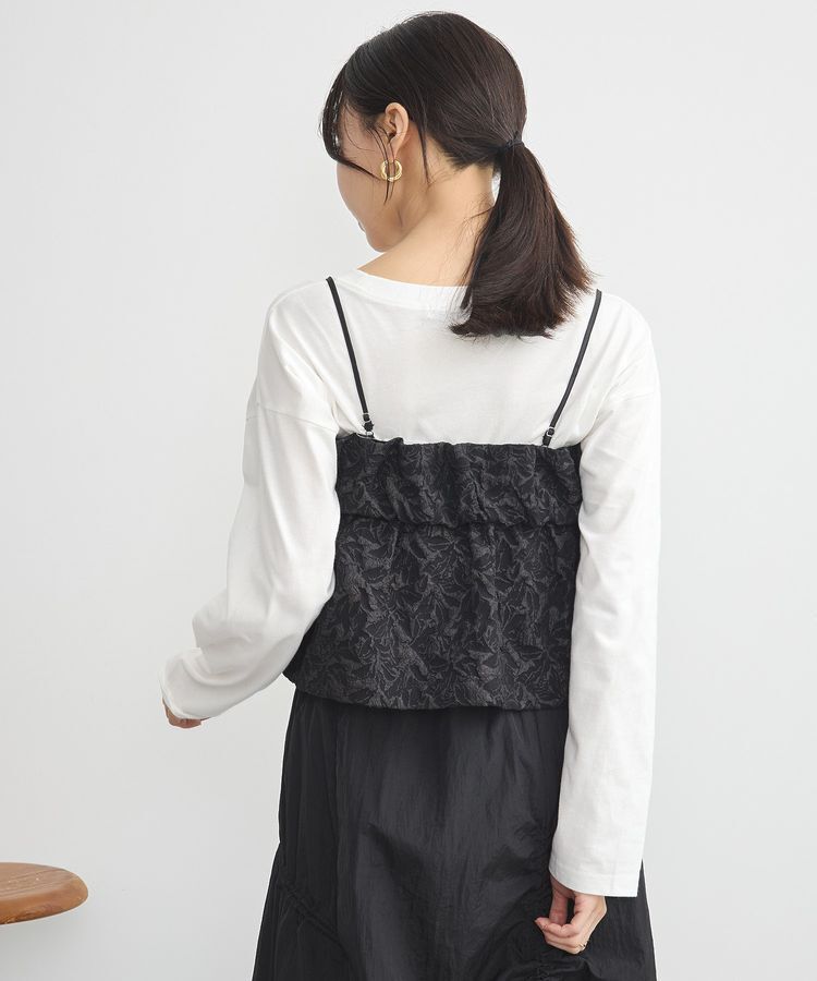 earth music&ecology「ジャカードビスチェ」|ベスト・ジレ|